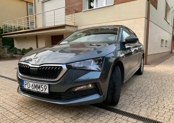 Skoda Scala cena 68400 przebieg: 76885, rok produkcji 2019 z Łódź małe 631